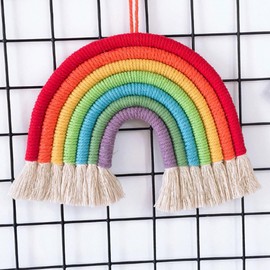 BESPORTBLE Resin Rainbow Ornament Cloud Rainbow Ornament Rainbow Wall Decoration Cloud Style Rainbow Ornament Rainbow Ornament Made of Resin Wall Art with Rainbow Design
