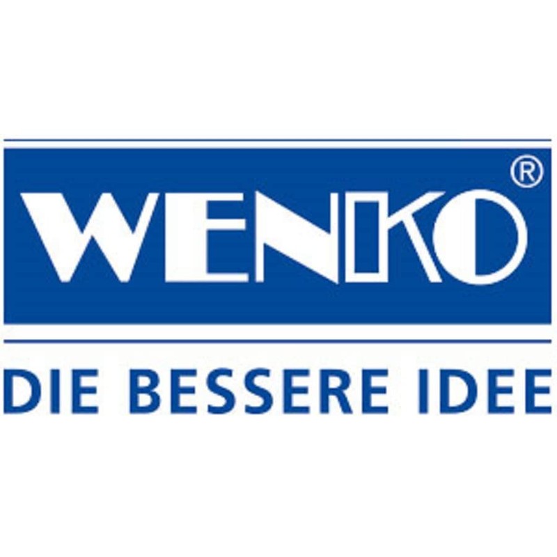 Wenko 19190100 Shower curtain rings, small, set of 12, oval,