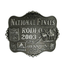 UNUSED NFR2003 NATIONAL FINALS RODEO HESSTON COLLECTOR BUCKLE