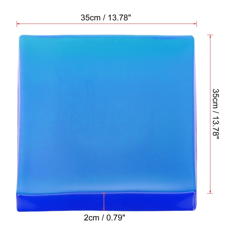 F FIERCE CYCLE 35x35x2cm Motorcycle Seat Gel Pad Shock Absorption