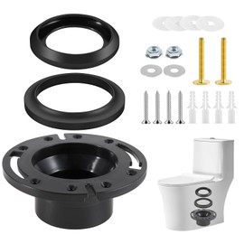 RV Toilet Flange Seal Kit, RV Toilet Seal Replacement Compatible with RV 300/310/320 Toilets, Replacement for 385345892 Flange, 385311652 Base Seal, 385311658 Flush Ball Seal