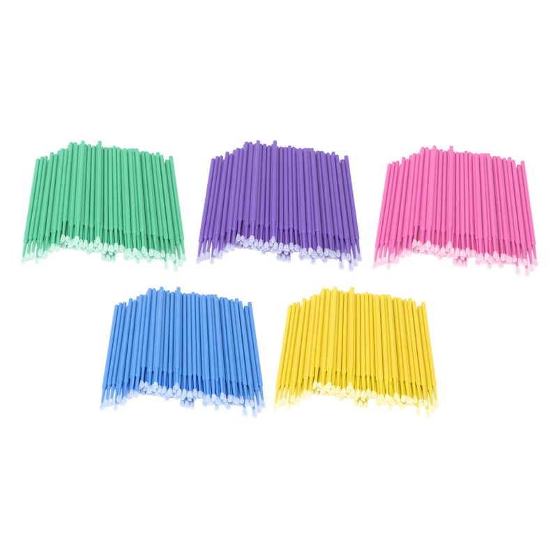 500pcs Disposable Eyeliner Cleaner Soft Cotton Tips Mini Makeup Cleaning