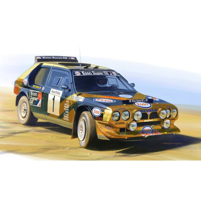 PLATS/BEEMAX 1/24 Lancia Delta S4 1986 Catalan Rally Winner Plastic