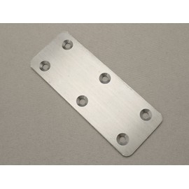 WAKI IH-113 Stainless Steel Wide Plate, 1.4 x 3.5 inches (35 x 90