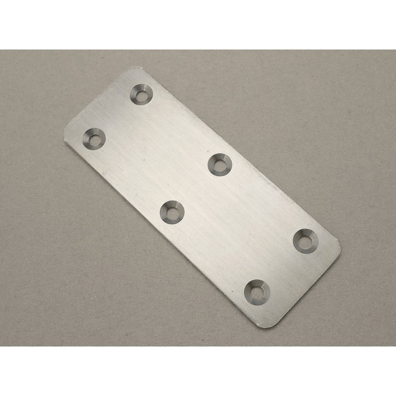 WAKI IH-113 Stainless Steel Wide Plate, 1.4 x 3.5 inches
