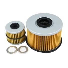 Unbranded Fits Honda Pioneer 1000 2016 Complete Oil Filter Change Kit w/ Filters&Gasket