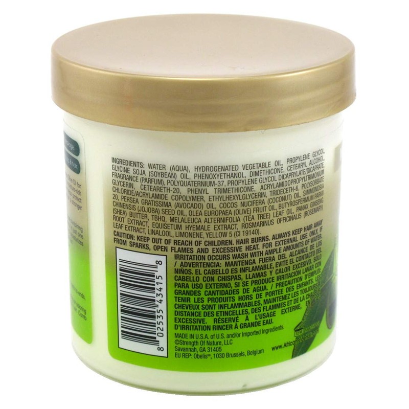African Pride Olive Miracle Conditioner Leave-In 15 Ounce Jar (443ml)
