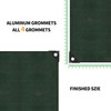 TARPAL 4x4 Feet Small Tarp Waterproof 6mil (2 Pack) Green