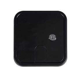 Superior Electric RVA1579 Electric Cable Hatch with Key Lock for 30/50 Amp Cords - Black