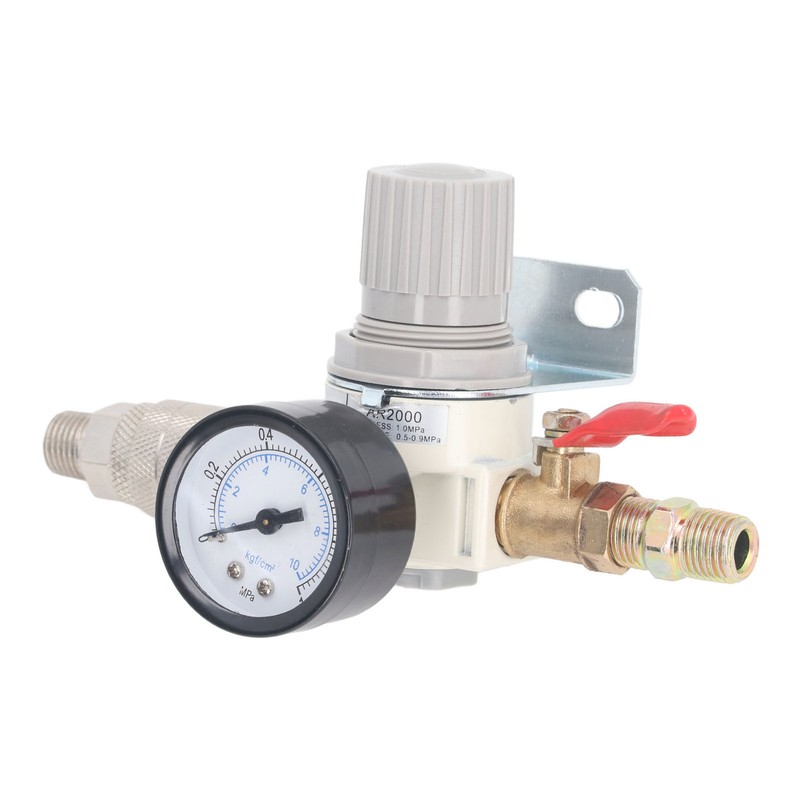 Air Compressor Pressure Regulator 1/4 Inch NPT Air Pressure Regulator