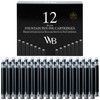 Wordsworth & Black 12 Pack Fountain Pen Ink Refills -