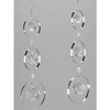 formano Set of 2 Decorative Hangers, Window Decoration Balls, Silver,