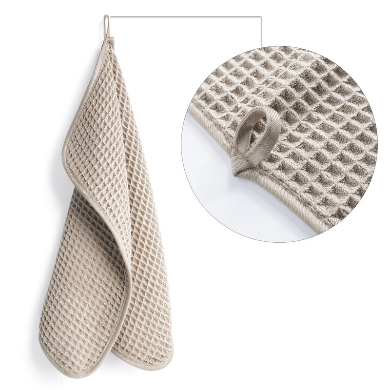 Polyte - Microfibre Face Cloths - Lint-Free - Waffle Structure