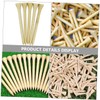 Kisangel 300pcs Golf Tees Wooden Golf Holders for Optimal Training