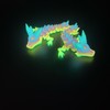 Tumbler Straw Buddy Dragon Guardian Straw Figurine 3D Printed:_Ice