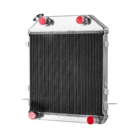 GTGMOTO 3-Row Radiator for Ford Deluxe Mercury Series 99A Flathead V8 Engine 1939-1941Radiator Processing: Aluminum Brazed