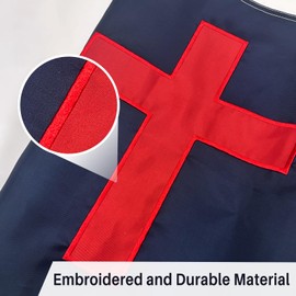 AMZFLAG 3x5 Christian Flag for Outside Heavy Duty Polyester Christian Flags Embroidered Cross Jesus Christ Church Flag with 2 Brass Grommets Outdoor Indoor