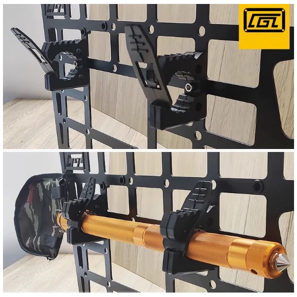 Unbranded/Generic MOLLE Storage Panel Quick Fist Mount Clamps Bundle Fixed