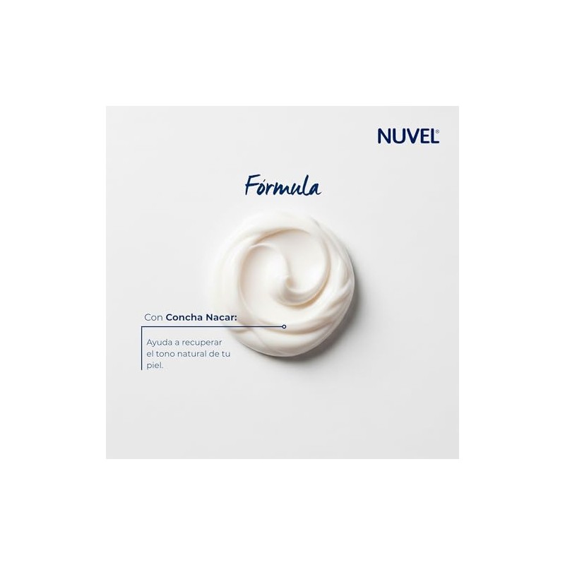 Nuvel Crema Corporal Aclarado Ideal con Cocha Nacar, 500 ml,