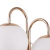 Double Sconce Simple Modern Dual Headed Glass Metal Energy Saving