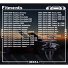 Rexka 10 Sets Door Trim Panel Retainer Clip Kits for