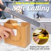 Large Adjustable Bagel Slicer Holder, Bagel Cutter for Small and