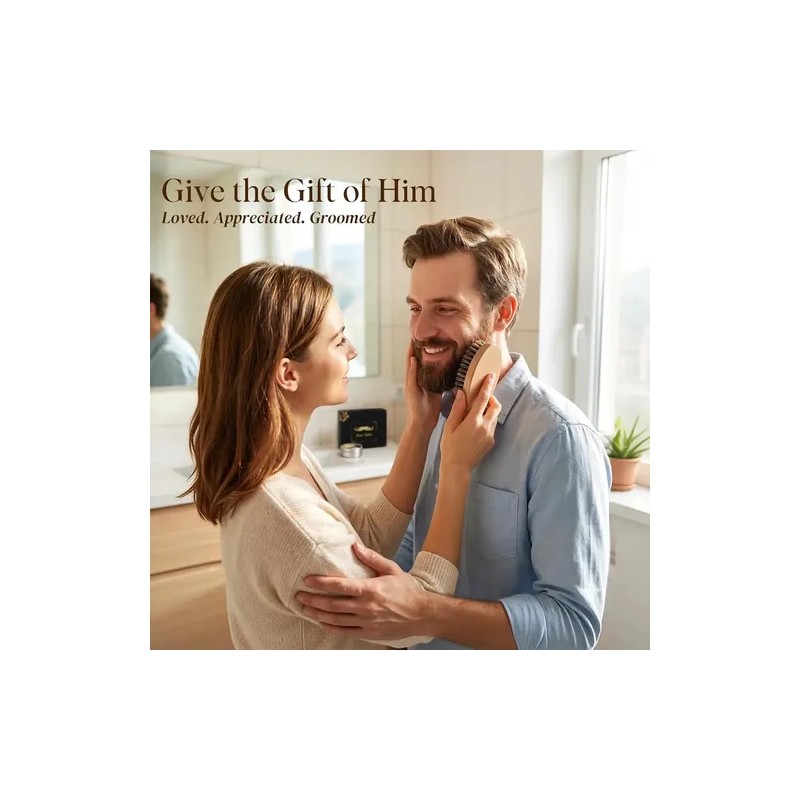 Kit De Cuidado De Barba Para Hombres, Set Definitivo De