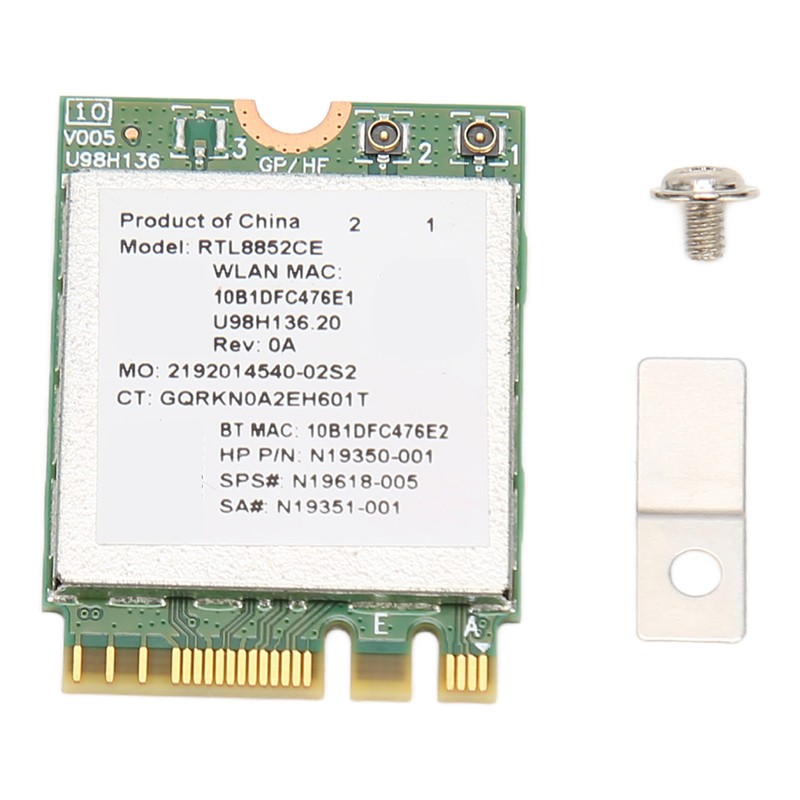 WiFi 6E Wireless Card 2.4GHz 5GHz 6GHz 5374Mbps NGFF BT5.3