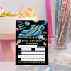 Weifuju Waterslide Birthday Invitations for Boy, Summer Pool Birthday Party