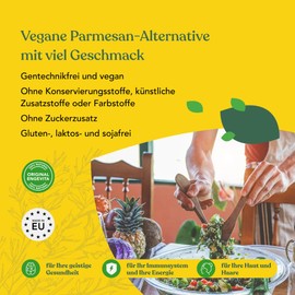 Engevita Nutritional Yeast Flakes by Bon Vegan | Premium Nutritional Yeast Flakes 125g | Vegan Cheese Substitute | with Vegan Vitamin D | Vitamin B12 | Vitamins of B Complex and Zinc | GMO Free