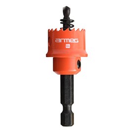 Armeg SSH022 22 mm Sheet Steel Holesaw, Red