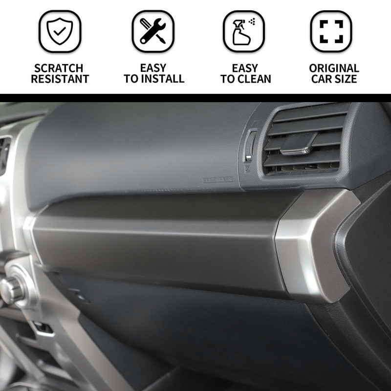 Hoolcar Co-Pilot Passenger Panel Trim Interior Passenger Dash Trim Cover