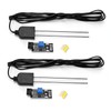 Wenpzeray 2pcs Resistive Soil Moisture Sensor Module Soil Moisture Test