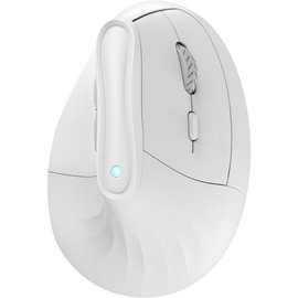 57° Ergonomic Wireless Tower Mouse, Vertical Quiet Mouse, Bluetooth(BT5.0,BT3.0)&2.4G, (800/1200/2400/2400/4000), 7 Buttons for Laptop - Color: pink