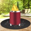 Round Fire Protection Mat, 18 Inch Waterproof Fireproof Mat, Outdoor