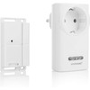 Smartware radio-controlled exhaust control with a magnetic window contact and