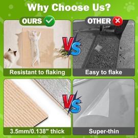 ENONCI Bed Cat Scratcher Pad,47.2"x15.8"Cat Scratching Mat,Self-Adhesive Trimmable Anti Scratch Bed Couch Wall Corner Furniture Protector from Cat Claws,Easy Use for Cat Carpet/Door/Post