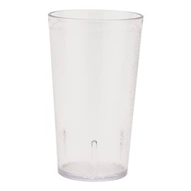G.E.T. 6612-1-CL-EC - Vasos de plástico resistentes para restaurante, 12 onzas, transparentes (juego de 4)