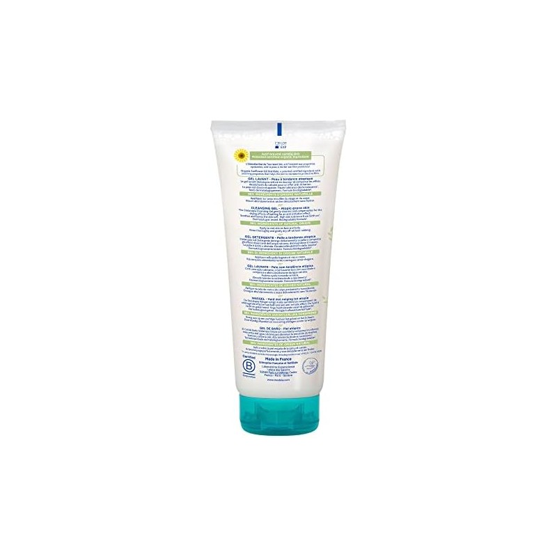 Mustela Stelatopia Gel Lavante para Bebé Piel Atópica, 200ml