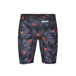 Arena Men's Powerskin St 2.0 LE Jammer Racesuit, Black/Orange, Size 24