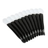 10 Piece Dual Sided Face Mask Brushes with Silicone Spoon & Soft Silicone Black Handle for Women, Girls, and Mud Mask Application