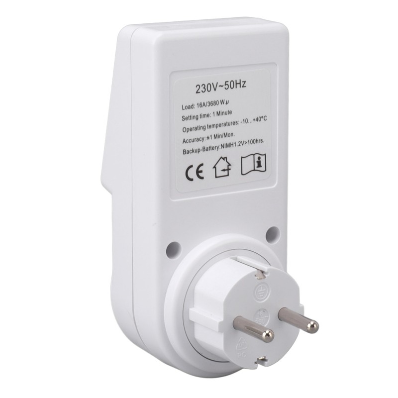 Indoor Mini Outlet Timer Digital Countdown Timer Outlet Indoor Timed