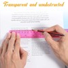 Ymapinc Pack of 8 30 cm Ruler, 8 Colours, Plastic