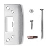 MOSECYOU Oversized Door Strike Plate, Heavy Duty Version, Reinforced Enlarged