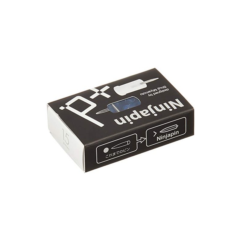 Ninjapin Clear Blue D-331-BL 15pcs Push Pins