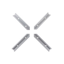 Taytools 279090 4 Piece Intersection Kit for Aluminum T Track 3/4 by 3/8 Inches with #6 Countersink Holes