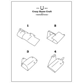 Crazy Horse Craft Men's/Women's Minimalist Wallet, Classic Brown, Vegetable Tanned Leather, Thin, Slim, Vintage Unisex Card Holder with Coin Pocket