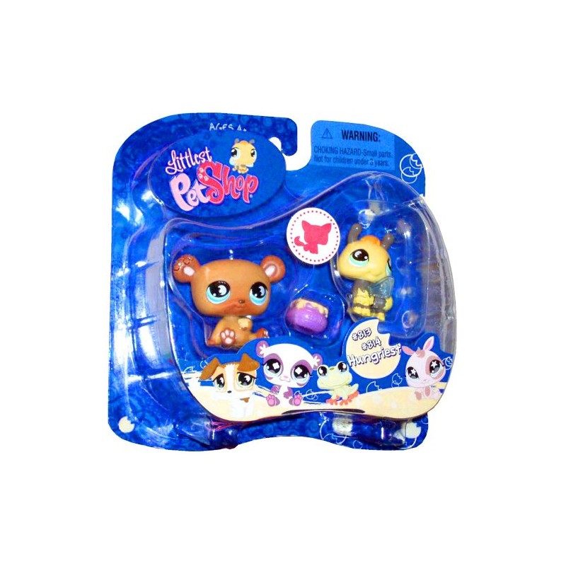 Littlest Pet Shop Hungriest Pet Pairs Honey Bear (#813) And