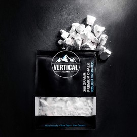 VERTICAL FELLOWS Chalk coarse 300g DERMATEST very good climbing chalk, magnesia, climbing chalk for climbing, bouldering (crushed, 300g)