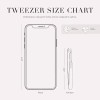 Tweezerman 트위저만 스테인리스 스틸 포인트 핀셋 - 눈썹 정밀 얼굴